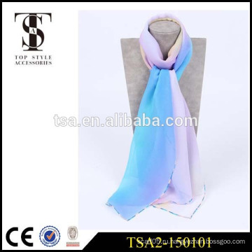 Шелковые шарфы оптом вьетнам рынке популярной легкости высокое качество дешевой цене пейзаж жоржет шарф